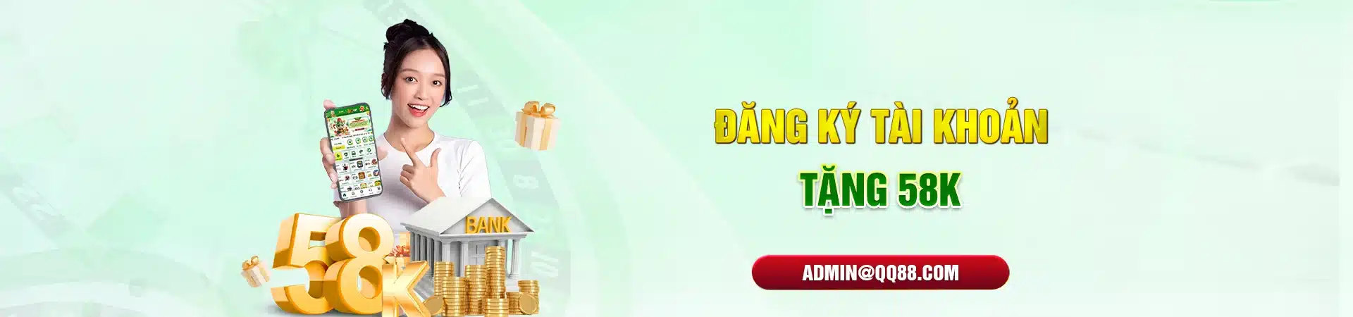 Đăng ký tài khoản tặng 50K